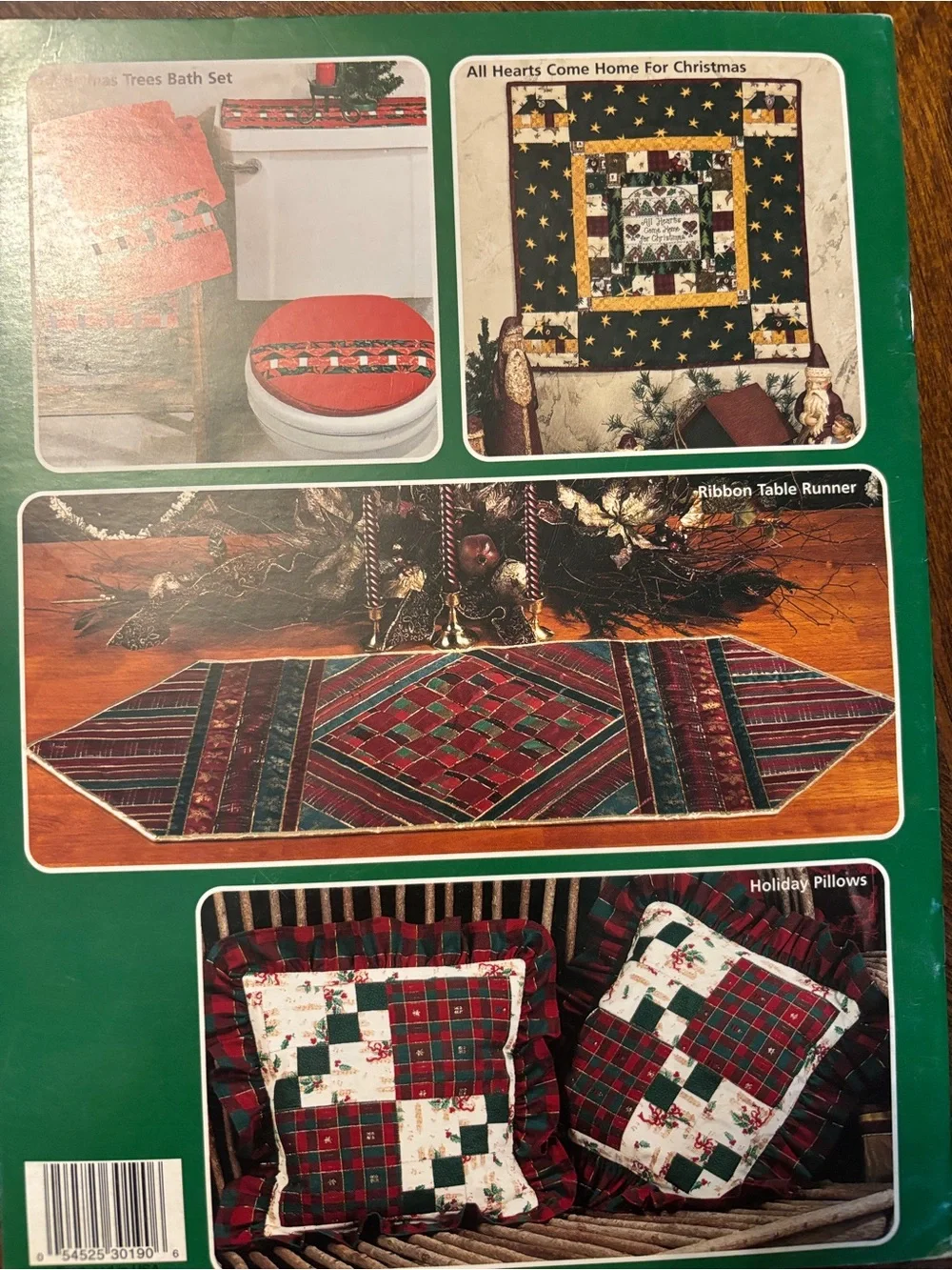 Peppermint & Holly Berries Holiday Decor Pattern Book